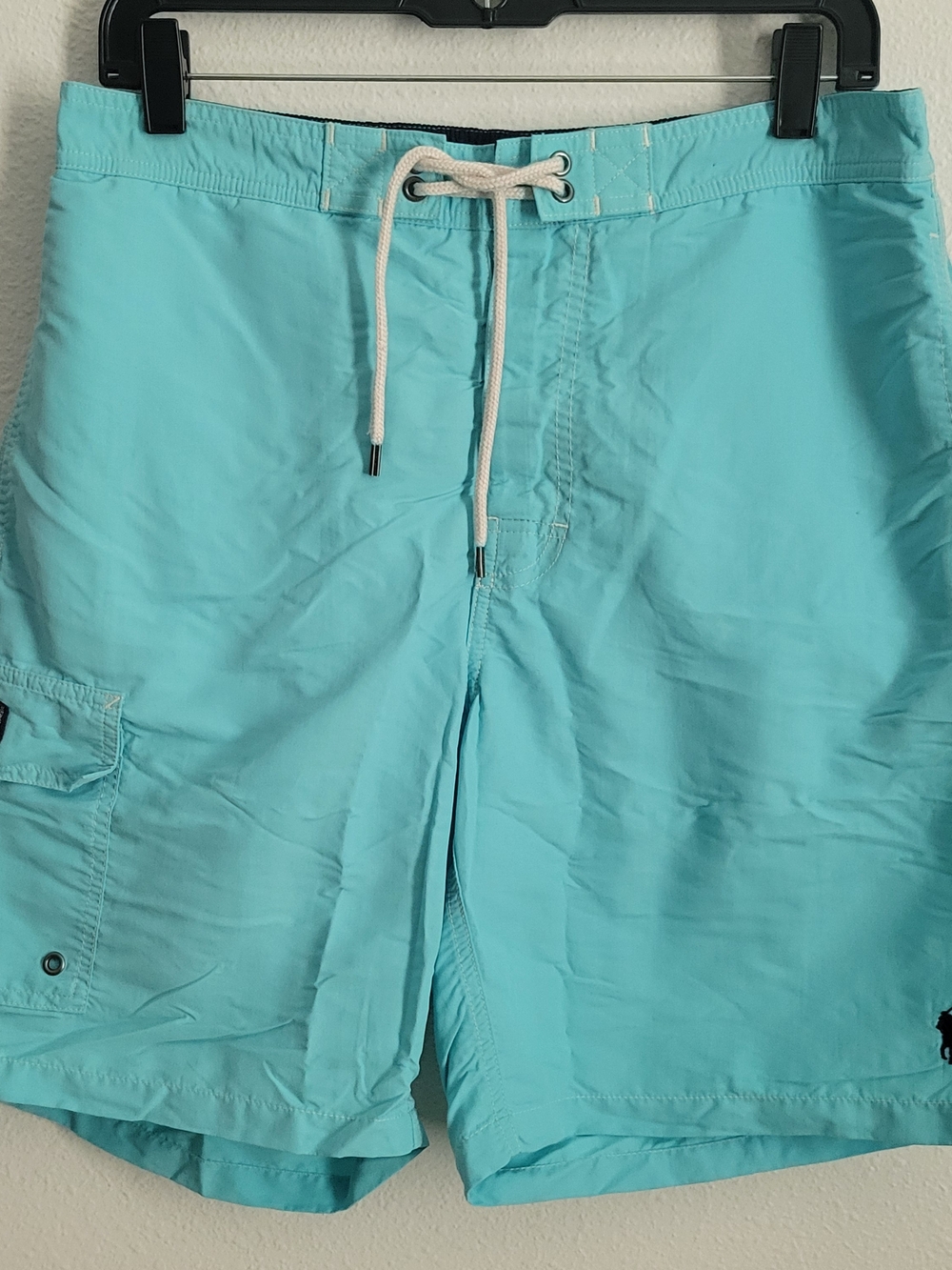 Polo Ralph Lauren Aqua Blue Swim Trunks Board Shorts Men's Medium